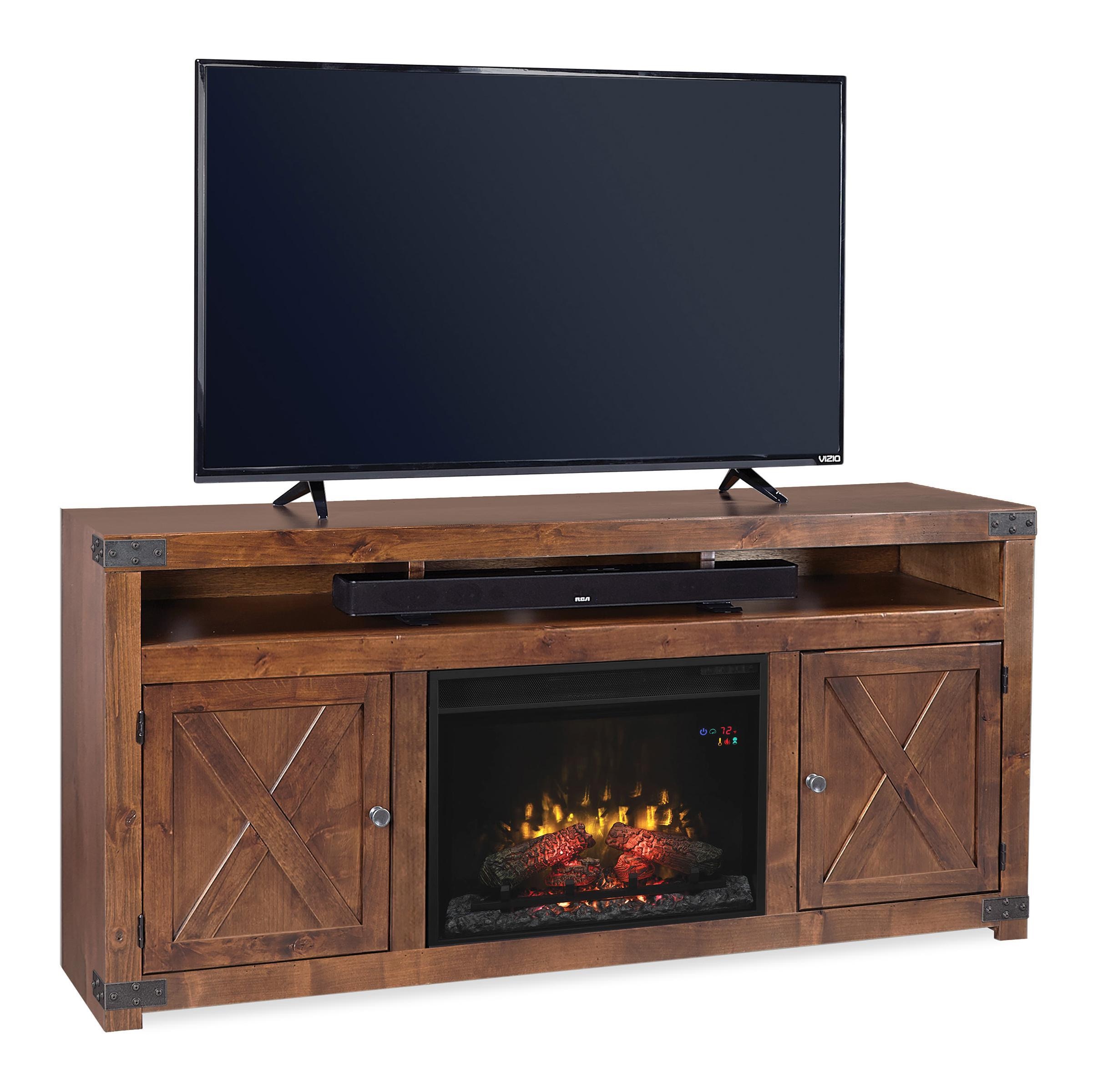 Aspen Home Urban Farmhouse 72 Inch Fireplace Console is available in